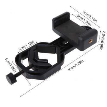 Universal Universal Cell Phone Adapter with Spring Clamp Mount Monocular Microscope Accessories Adapt Telescope Mobile Phone
