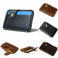 1pcs Retro Leather Card Wallet Men Business Bank Card Holder Thin Credit Card Case Convenient Small Cards Pack Cash Pocket