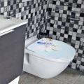 3pcs TPR Non Slip Bath Mat Toilet Lid Pad Water Absorption Carpet Wear-resistant Seat Cover Household Bathroom Supplies
