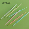 100PCS Plastic Double-end Toothpick Clean Teeth Interdental Brush Dental Floss Oral Hygiene Care Tooth Pick Stick Tool 6.3cm