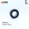 3002-2RS Bearing 15*32*13 mm ( 1 Pc ) 3002 2RS Double Row Sealed 3002 RS Angular Contact Ball Bearings