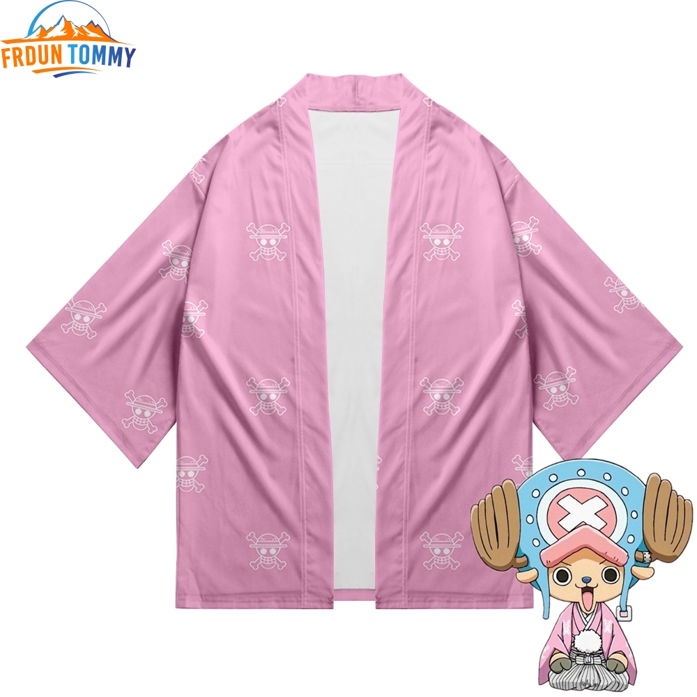 One Piece Japanese Kimono new print Luffy Cardigan Cosplay Shirt Summer Kawai One Piece Kimono cardigan samurai costume clothing