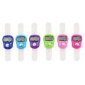 Mini Stitch Marker Portable Electronic Digital Counter Hand Held Ring Tally LCD Screen Counter for Kitchen Tool / Random Color