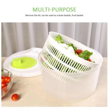 Creative Salad Spinner Lettuce Greens Washer Dryer Drain Crisper Strainer For Washing Drying Leafy Vegetables Kitchen Gadgets