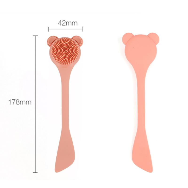 Facial Cleansing Brush Silicone Face Body Mask Exfoliating Brush Skin Care Usble