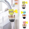 3Pcs Home Kitchen Water Softener Fluoride with Filtration Cartridge Faucet Purifier Faucet Tap Water Purifier Filter