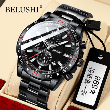 Men's Watches Luxury Watch for Men Waterproof Chronograph Quartz Military Watch Belushi Men'S Sports Watch Male 2020 Relojes