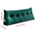 Big Backrest Waist Cushion Triangle Double Long Pillows for Queen Twin Bed 100x20x50cm Support Backrest for Home Office
