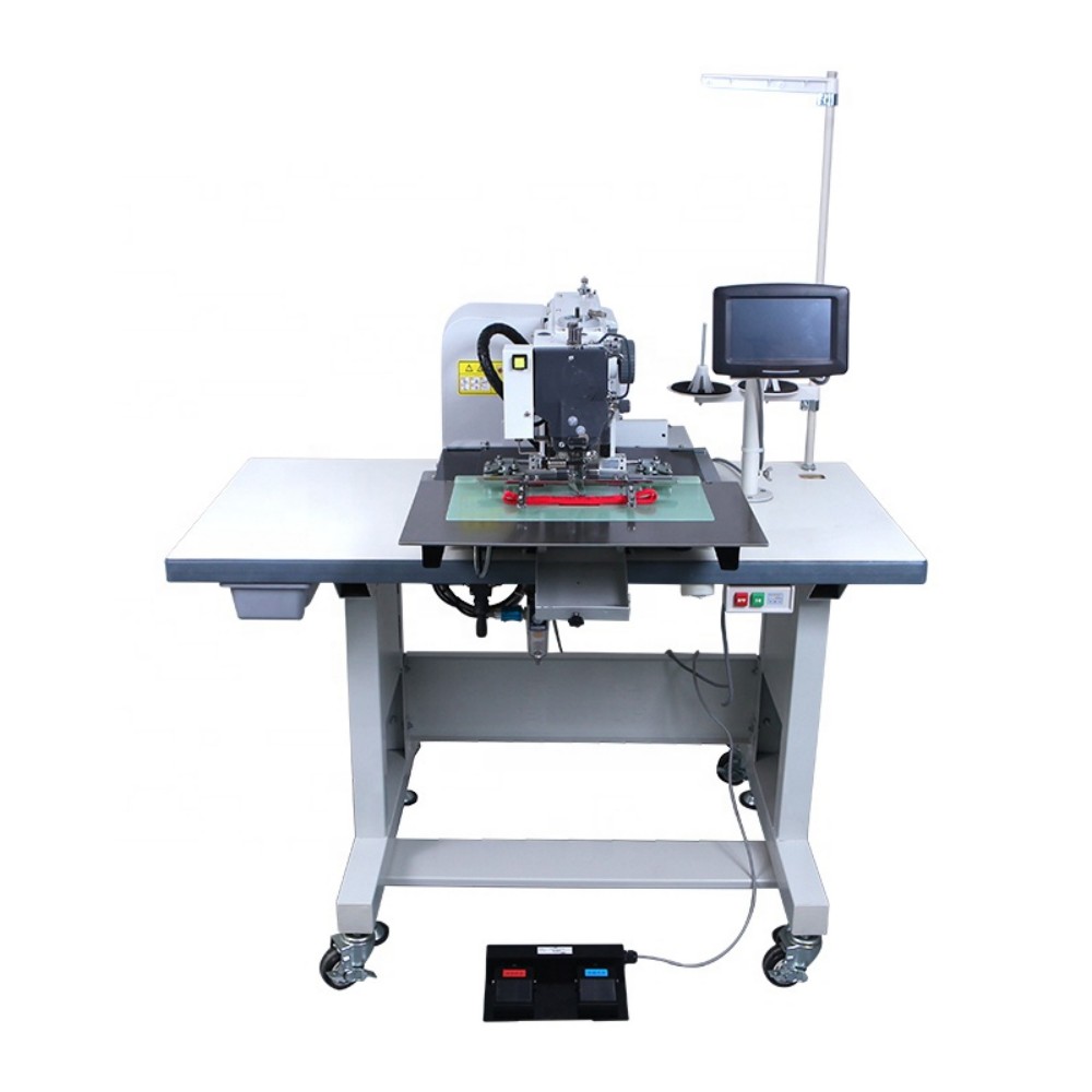 HM-2010 200 X100 mm Electric Pattern Sewing Machine Pet Belt and Rope Heavy Duty Machine (4)