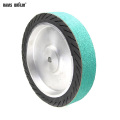 250*50*15.875mm Centrifugal Rubber Contact Wheel 10" Expander Wheel for Sanding belts on Motor Grinder