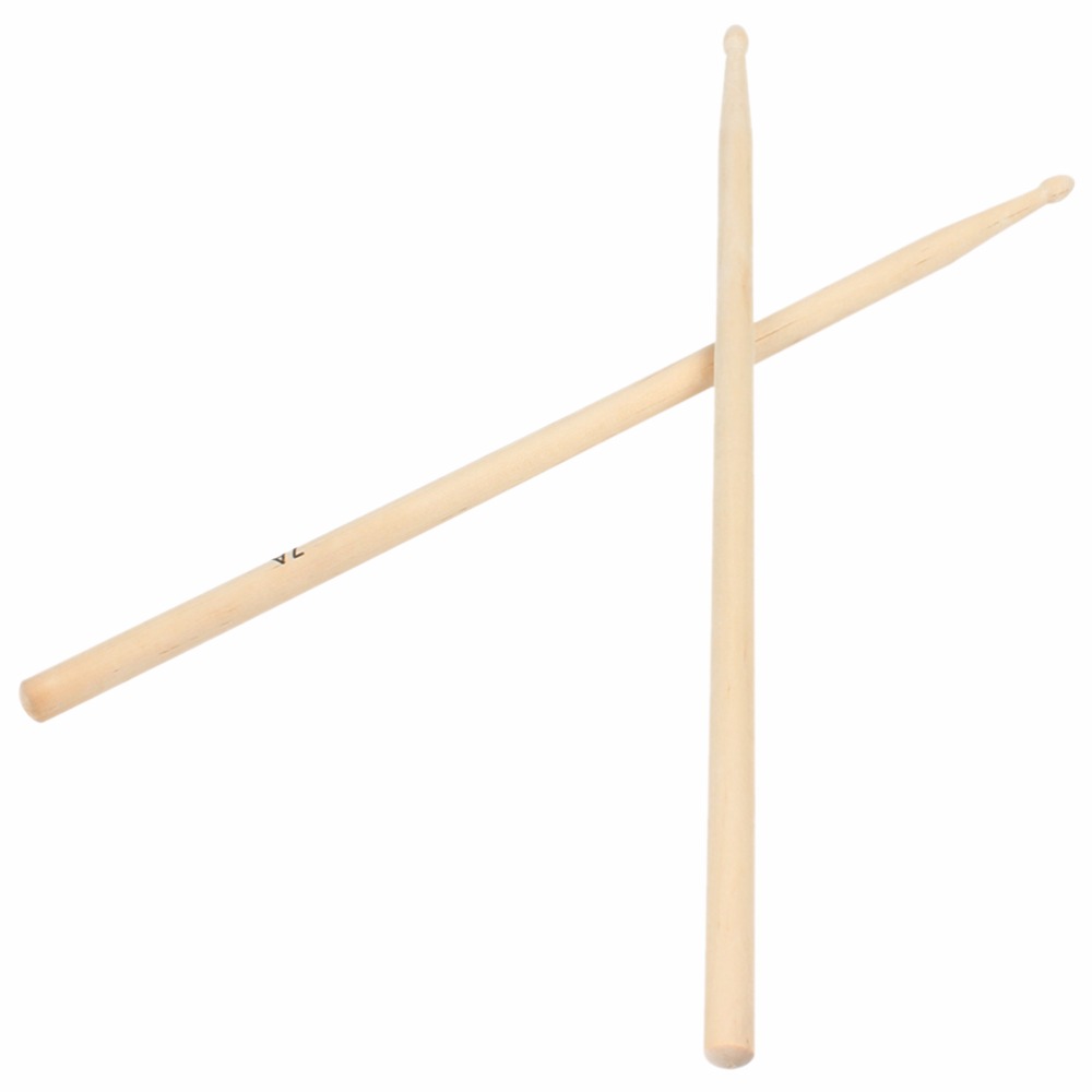 1 Pair of 7A Professional Maple Wood Drumsticks Stick for Drum Set Lightweight Wholesale