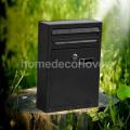 Tin Metal Post Mailbox Message Suggestion Box Wall Mounted Mail Box Security Mailboxes Lockable Rural Security Mails Locking