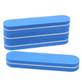 60pcs Professional Nail File 100/180 Mini Nail Buffer Sponge Sanding Gel Polish Polishing Buffing Blue Nail Sponge Wholesale