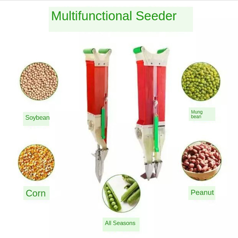 Seeder Corn Peanut Soybean Mung Bean Seed Artefact Portable Manual Seeder Fertilizer Tool