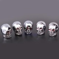 5Pc Skull Tire Tyre Wheel Car Auto Valves Cap Dust Stem Cover Motocycle Bicycle