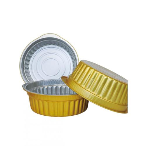 Suppliers for Gold Round takeaway food Aluminium Foil Container