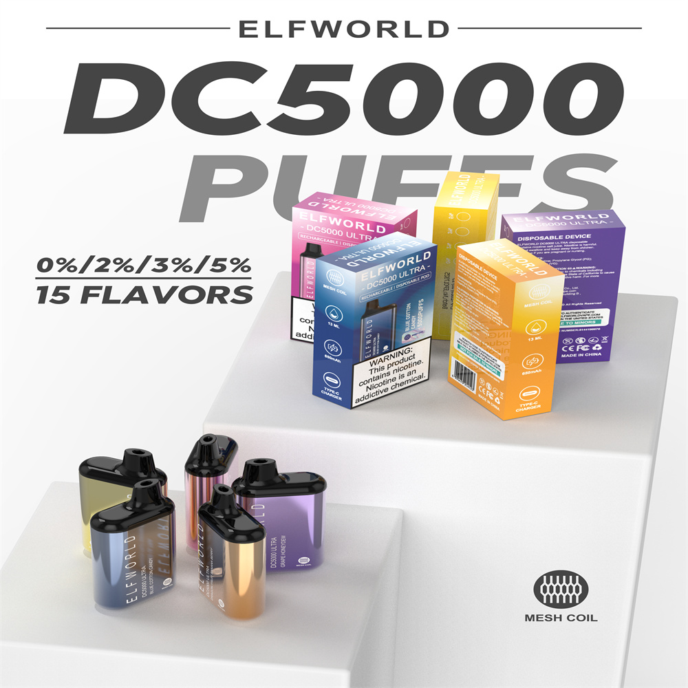 Disposable Vape Elf World Dc5000 Ultra29