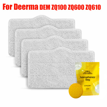 For Deerma DEM ZQ600 ZQ610 Handhold Steam Vacuum Cleaner Parts Mop Cloth Rag Accessories Mop Cleaning PadAromatherapy Bag