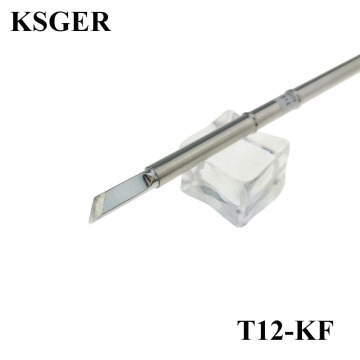 KSGER T12-KF Electronic Soldering Tips Series Iron Solder Tip Welding Tools 220v 70W FX-951 Soldering Station 200c-450c