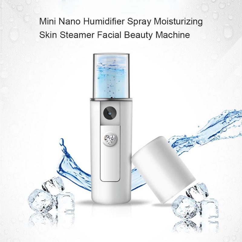 Mini Nano Steamer Hydrating Face Mist Spray Nano Mister Portable Facial Steamer Ultrasonic Ozone Face Sprayers Skin Care Machine
