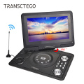 TRANSCTEGO DVD Player Portable Car TV 13.9 Inch Big player LCD Screen For Game FM DVD VCD CD MP3 MPEG4 Gamepad Anolog TV Antenna