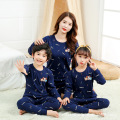 Mother Kids Unicorn Pajamas Mom and Daughter Outfits Family Matching Clothes Homewear Baby Girls Winter Cartoon Cotton Sleepwear