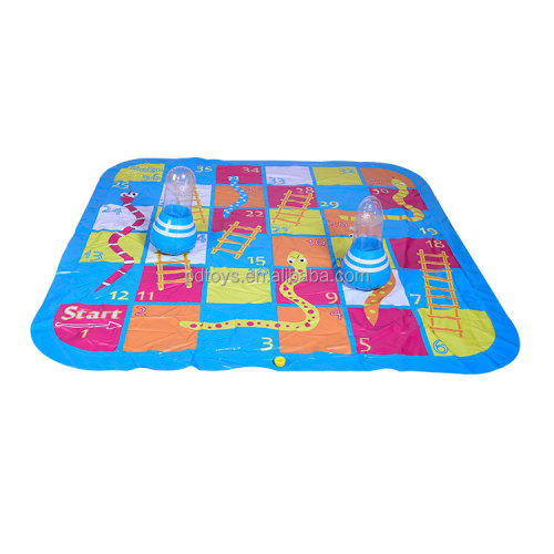 New Design Summer PVC Chessboard Inflatable Spray Pad for Sale, Offer New Design Summer PVC Chessboard Inflatable Spray Pad