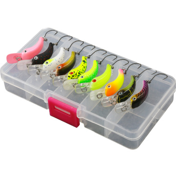10 Colors 29mm 1.3g Japan Mini Floating Minnow Crankbait Fishing Lure Hard Micro Wobblers Set Smart Topwater Bait With Free Box
