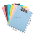 A5 Waterproof Clipboard Writing Pad File Folder Document Holder School Office Stationery Supply Random Color