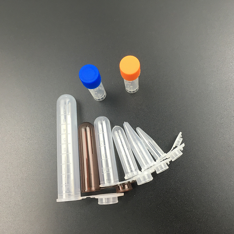 60PCS Centrifuge Tube Plastic Bottles with cap 0.5ml to 10ml Mixed Size Centrifuge Bottles Lab Supplies