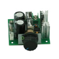 DC 12V 24V 30V 40 13KHz Auto PWM Current Motor Speed Regulator 10A Speed Controller Switch with Aluminum Cover, 50V 1000uF