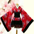 Women's Sexy Kimono Sakura Anime Costume Japanese Kimono Traditional Print Vintage Original Tradition Silk Yukata Dress S-XXXL