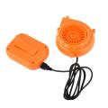 DC 6V Portable Mini Electric Fan Air Blower For Doll Mascot Head Gas Mode Cartoon Costumes Inflatable Energetic Orange Blower