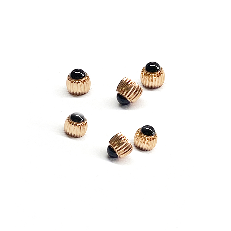 epoxy drops screw crown for square watch