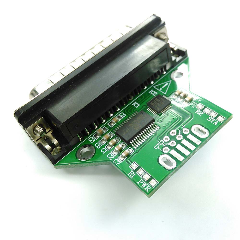 cp2102 USB rs232 Adapter plug B to db25 pcba Converter Module for bar code printer