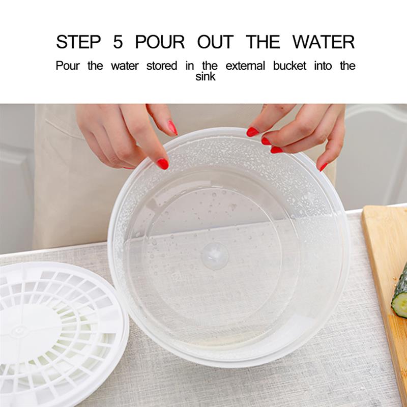 Vegetable Dryer Salad Spinner Fruit Basket Vegetable Washing Basket Storage Drying Machine Kitchen Tools for home kitchen