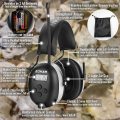 ZOHAN Digital AM/FM Radio Ear Muffs Electronic Ear Protection Noise canceling Professional Hearing Protector Radios Headphone