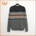 Jacquard Pullover Mongolian Cashmere Sweater