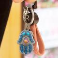 1-6 PCS/set Full Drill 5D DIY Hat Fish Keychain Key Ring Diamond Embroidery Painting Gift Cross Stitch Needlework Craft