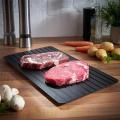 1Pcs Fast Defrosting Chopping Blocks Tray Aluminum Thawing Plate Magical Kitchen Restaurant Thaw Food Mat Thermal Chopping Board