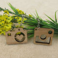 Camera Keychain Wooden Gift for Friend Dad Sister Wood Key Chain Gifts for Photographer Key Ring