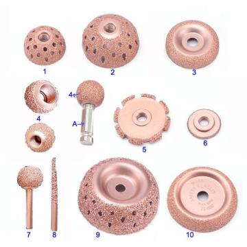 Tire Buffing Wheel Kit Diamond Grinding Disc Round Grinding Head 2