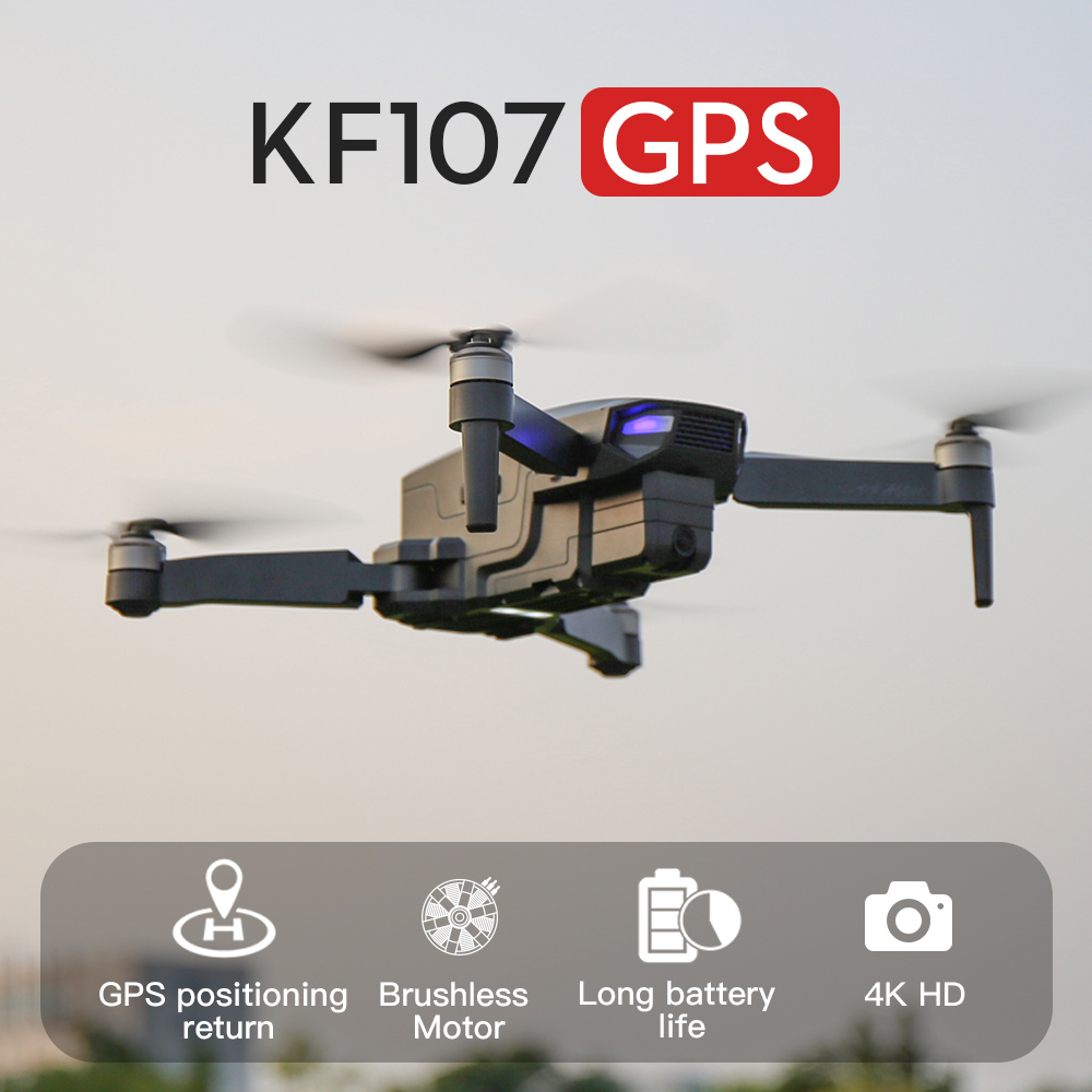 Professional Double GPS 4K ESC HD Camera Drones WIFI FPV Brushless Motor Helicopter Gesture Control Foldable Helicopter