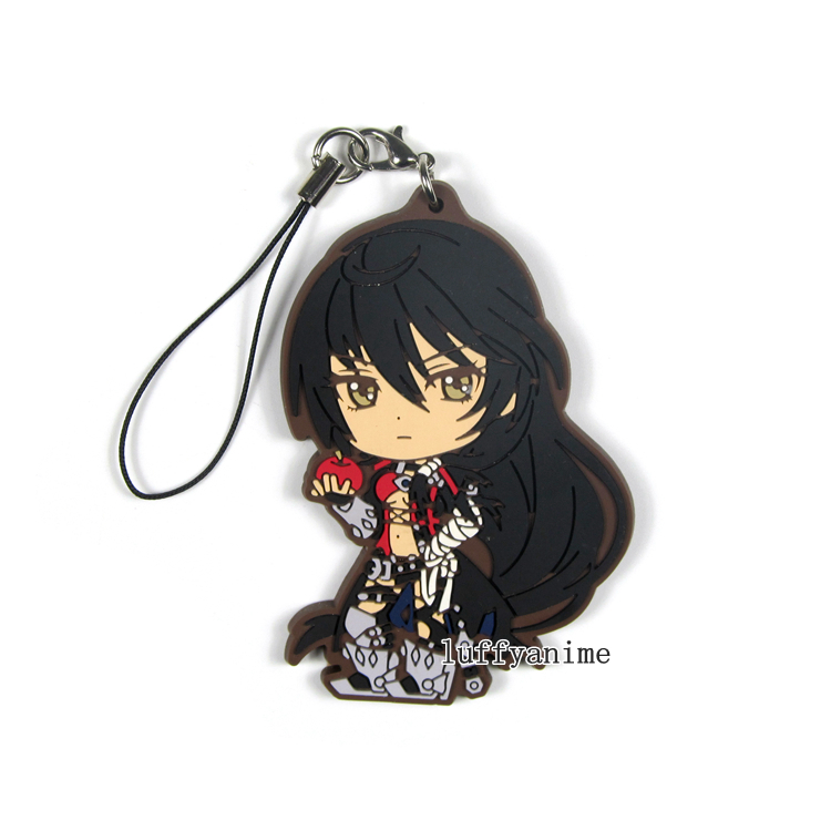 Tales of Berseria Rubber Mascot Pendant Velvet Crowe Laphicet Magilou Mayvin Erenoa Hyumu Eizen Phone Strap chain Keychain