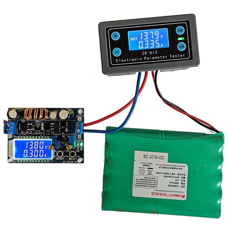 New DC5-38V Multifunction Voltmeter Ammeter Electronic Load Battery Monitor Tester Jy31 19 Dropship