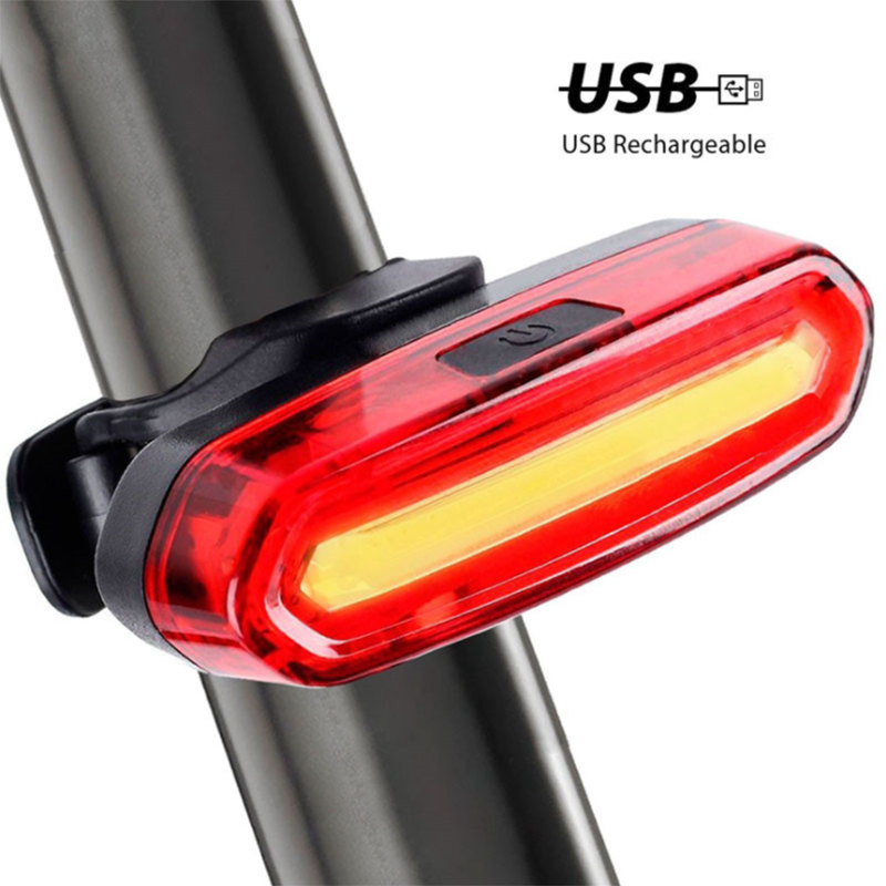 120 Lumens LED Bike Tail Light USB Rechargeable Powerful Bicycle Rear Lights Bicycle Lamp Accessories MTB Bicycle Cycling Lights