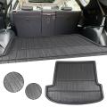 Car Tray Boot Liner Cargo Rear Trunk Cover Matt Mat Boot Liner Floor Carpet Mud Non-slip For Hyundai Santa FE 2019 2020