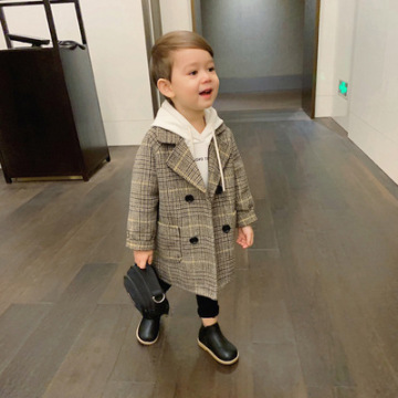 Toddlers Boys jacket autumn winter 2019 children foreign baby wool coat boys fleece coat kids boy clothes