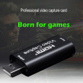 Portable USB 2.0 Audio Video Capture Card HD 1 Way HDMI to USB 2.0 1080P Mini Acquisition Card Converter for Computer PS4 Living