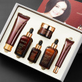 Avocado polypeptide skin care set box moisturizing and brightening skin tone oil control skin care product 6pcs/set